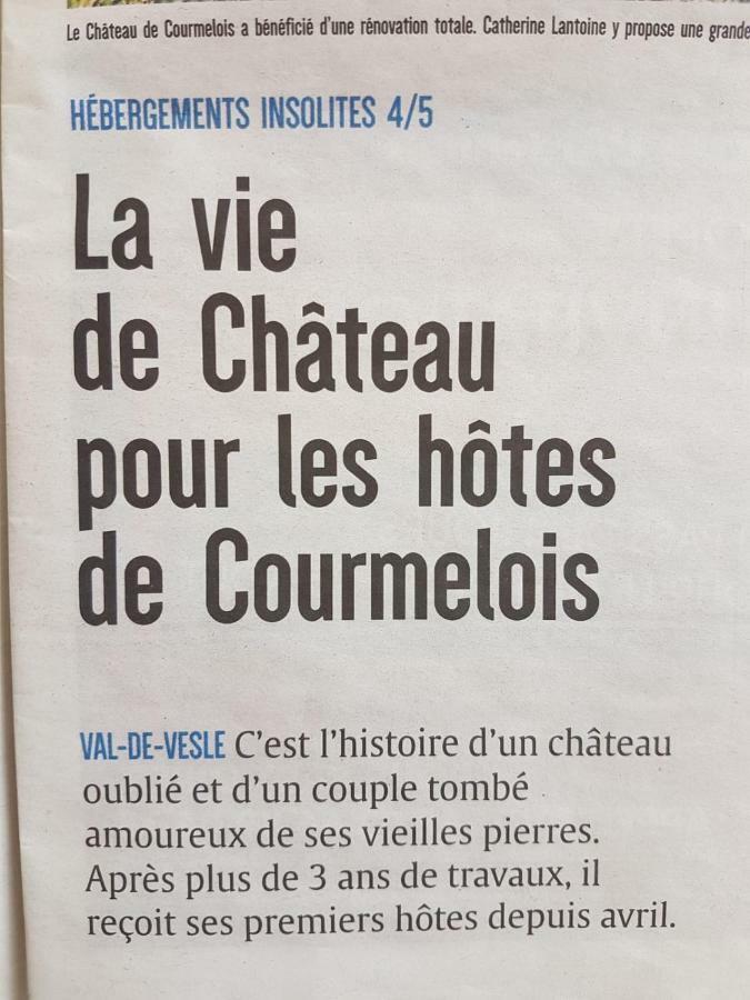 Chateau De Courmelois Champagne Guest House Val de Vesle Eksteriør bilde